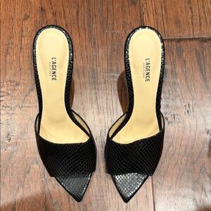 L'AGENCE Black Women's Shoes
